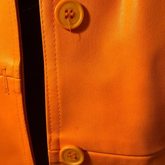 Dollhouse Vibrant Orange Utility Jacket - Picture 10 of 11